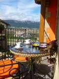 Terraza de casa rural Belastegui